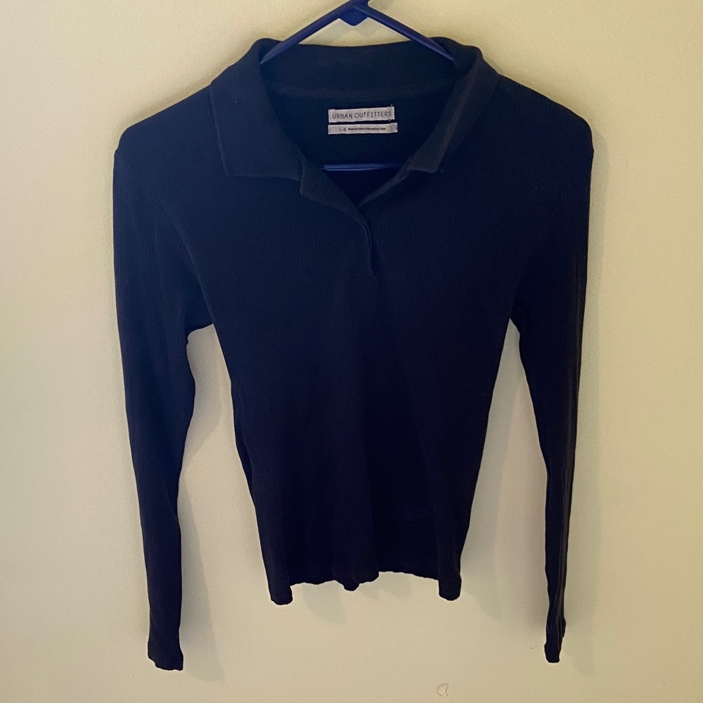 Urban Outfitters Black Long Sleeve Shirt